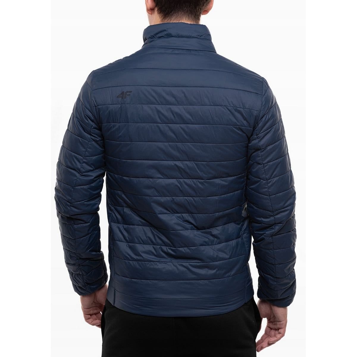 4F 4F Men's M084 Padded Jacket in Navy - 4