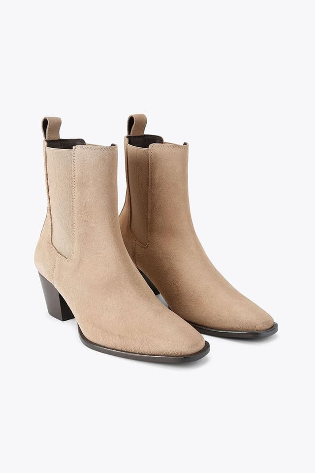 Carvela Carvela Women's 'Riva Ankle' Suede Boots in Taupe - 2