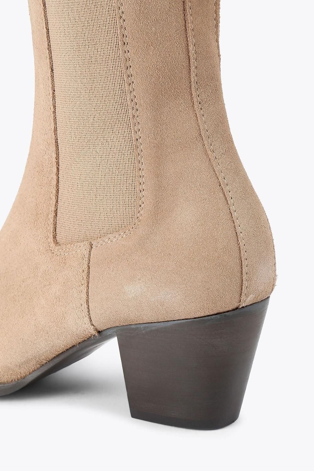 Carvela Carvela Women's 'Riva Ankle' Suede Boots in Taupe - 4