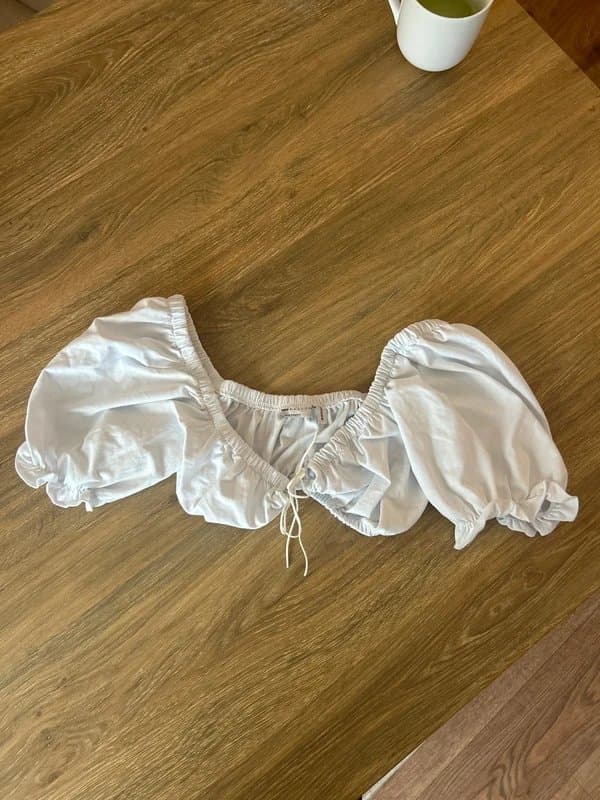 ASOS ASOS bralet ruched top tie front