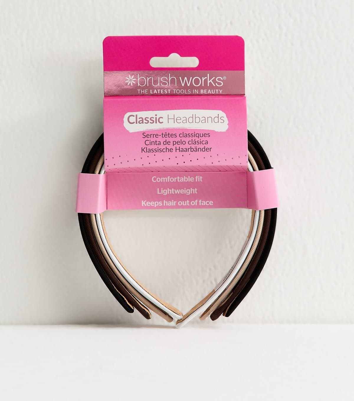 Brushworks Brushworks Multi-Coloured Headbands Pack of Four