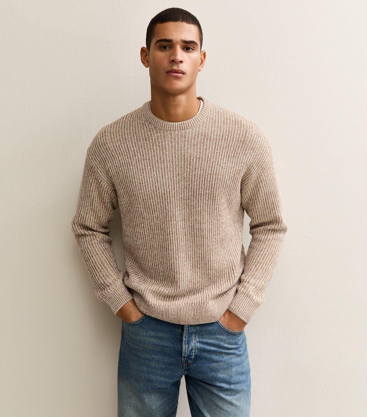 Only and Sons Men's Cream Cable Knit Jumper Only and Sons New Look