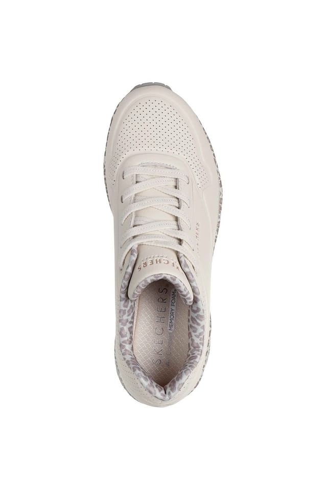 Skechers Skechers Women's Uno Safari Time Trainers in White - 3