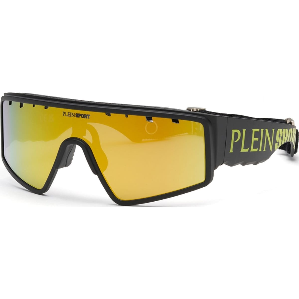 Plein Sport Plein Sport Men's SSP007-99U28G Square/Rectangle Sunglasses in Black - 1