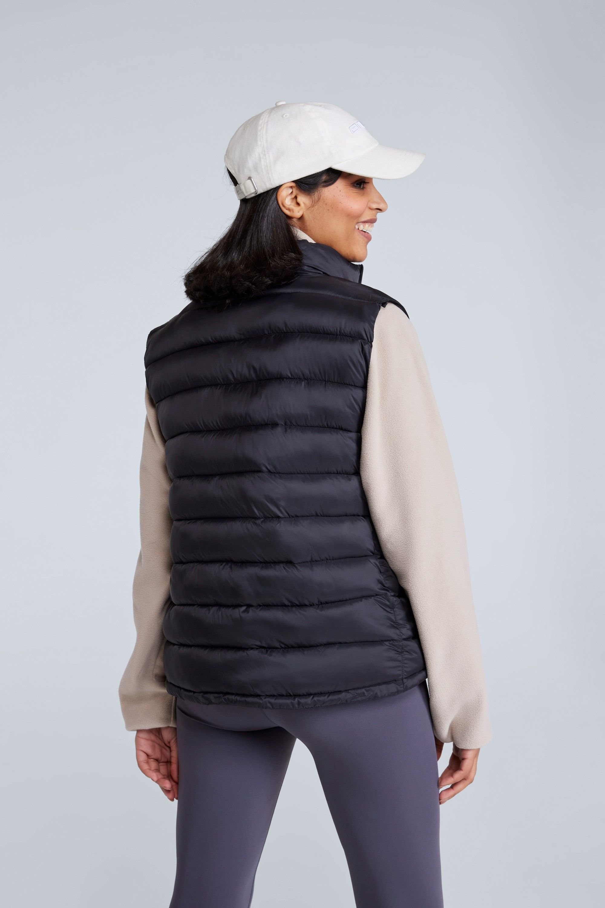 Animal Animal Women's 'Light Cosi' Lightweight Water Resistant PFC Free Warm Padded Gilet in Jet Black - 2