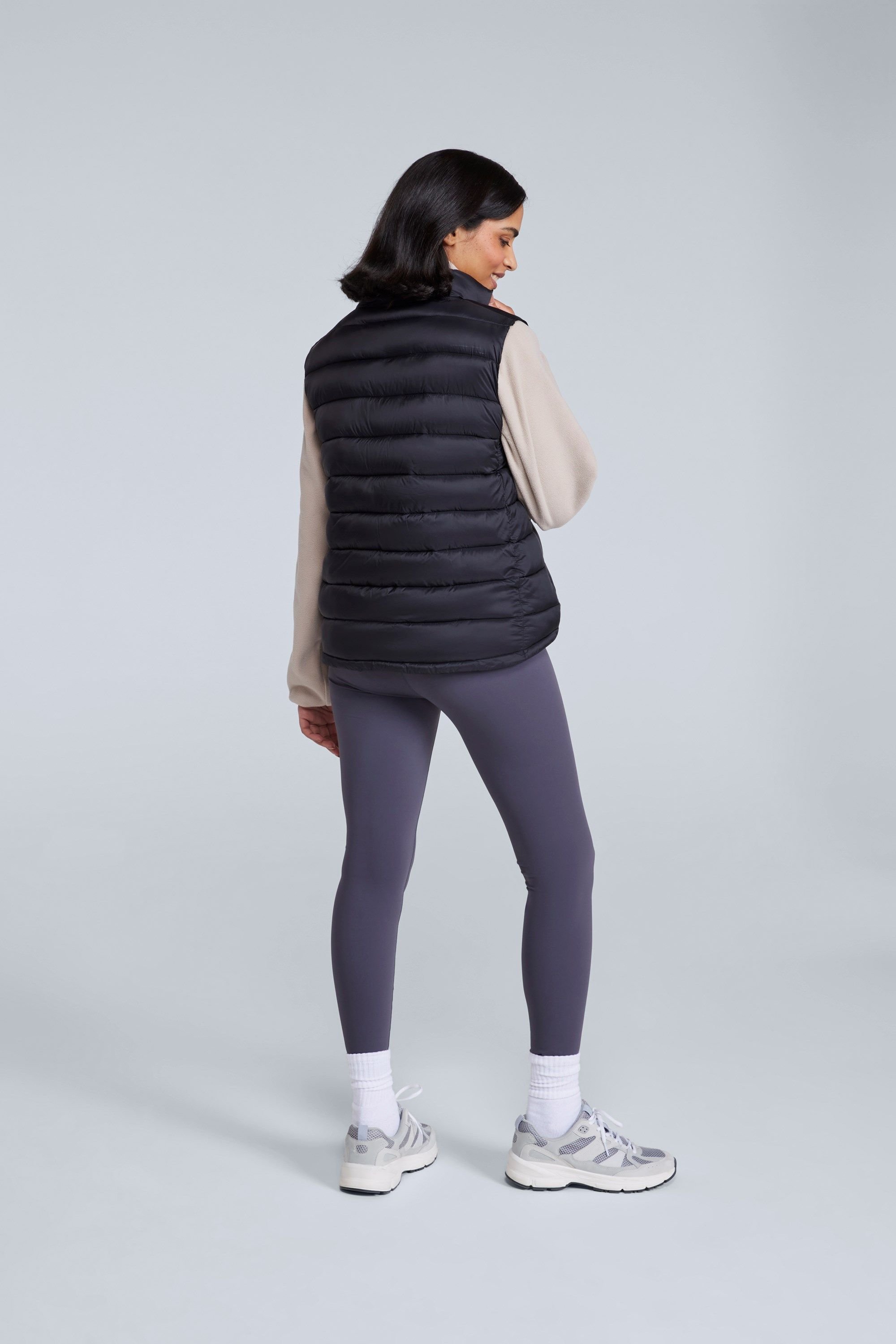 Animal Animal Women's 'Light Cosi' Lightweight Water Resistant PFC Free Warm Padded Gilet in Jet Black - 4