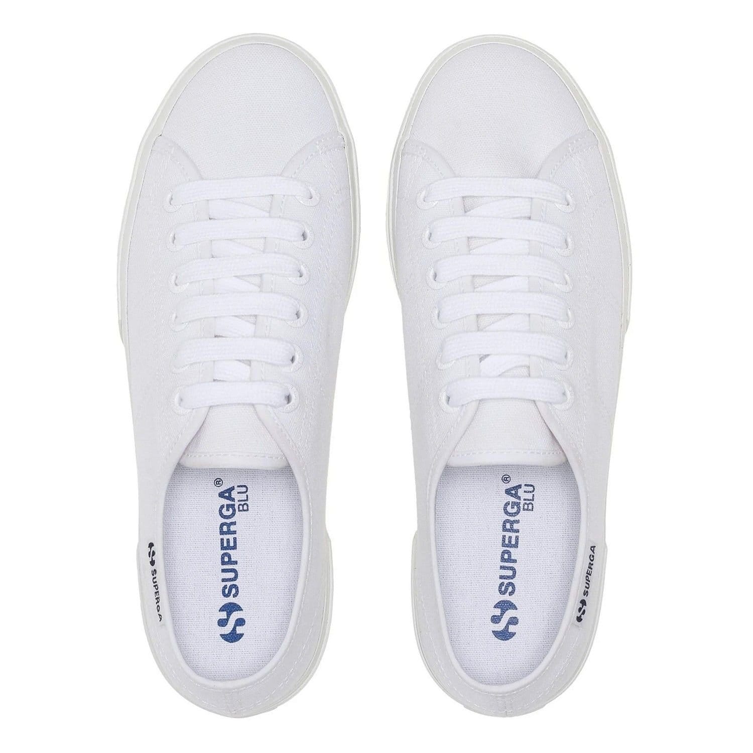 Superga Superga Women's 3740 Leggera Ceramic Print Platform Trainers in White - 4
