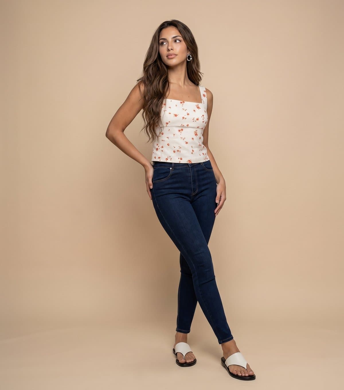 Urban Bliss Women's Dark Blue Skinny Jeans Urban Bliss New Look