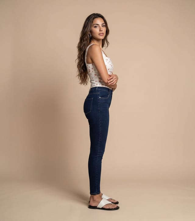 Urban Bliss Women's Dark Blue Skinny Jeans Urban Bliss New Look - 2