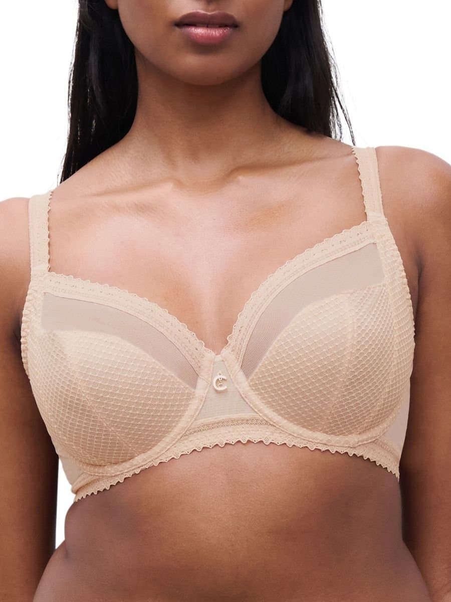 Chantelle Chantelle Women's Romance Covering Full Cup Bra in Beige