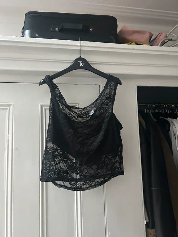 ASOS Black asos lace top