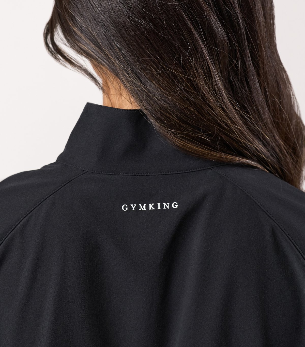 Gym King Women's Black Logo Print Windbreaker Jacket Gym King New Look - 4