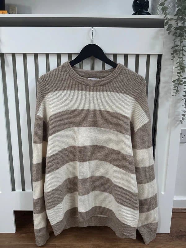 ASOS Design Striped Knit Jumper ASOS
