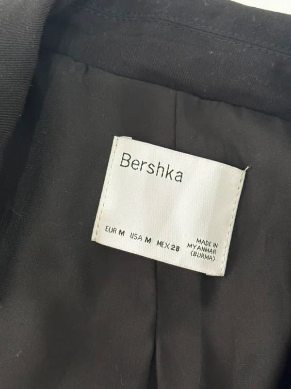 Bershka Bershka black oversized blazer