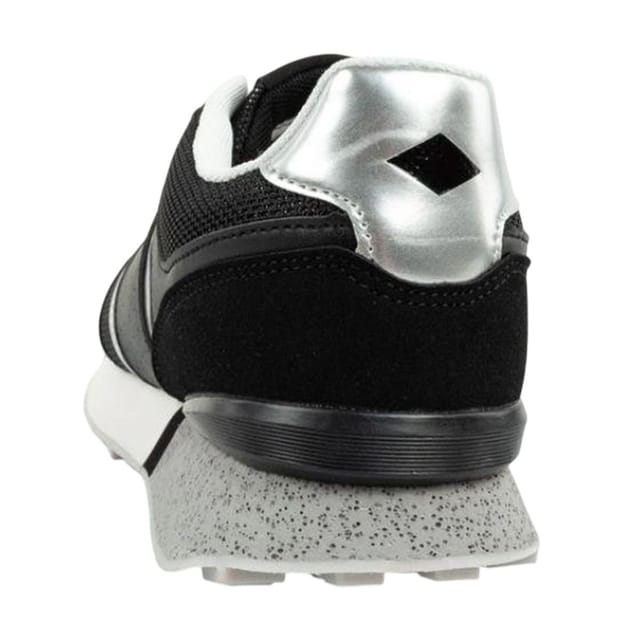 Lee Cooper Lee Cooper Women's Glitter logical Leather Trainers in Black - 2