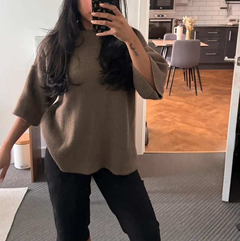 ASOS ASOS baggy mid sleeve top