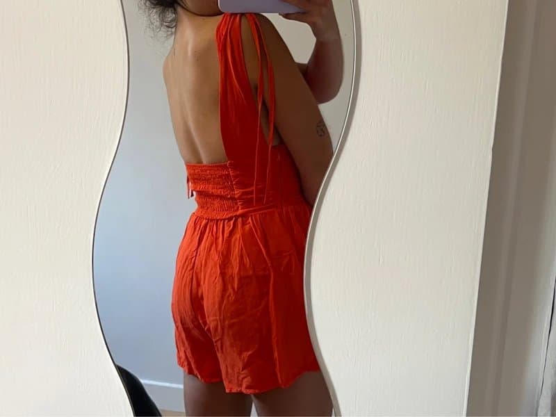 Bershka Bershka Orange Jumpsuit XS