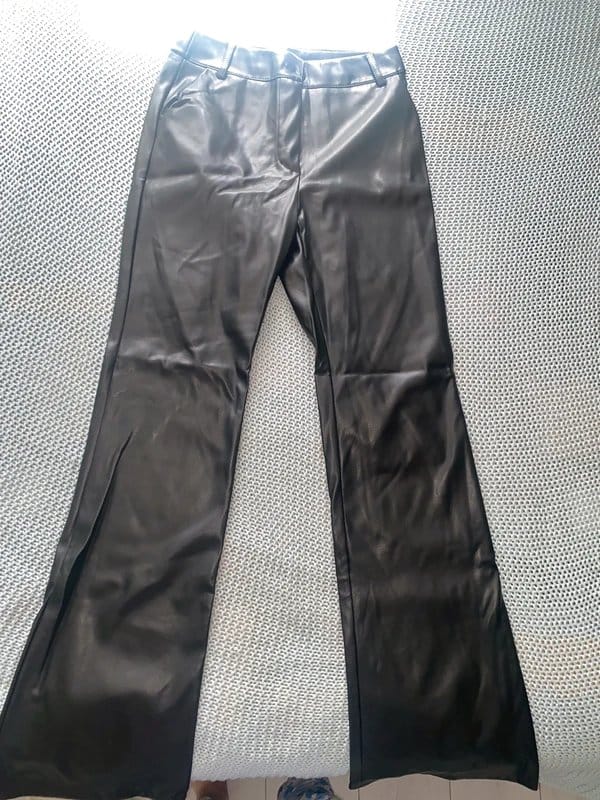 Luxe To Kill Luxe to Kill Black Leather Trousers - 1