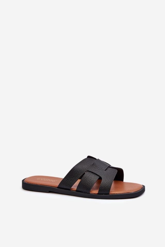Love Lace Love Lace Women's Flip Flops Classic Slip On Sandals for Summer Comfort in Black - 2