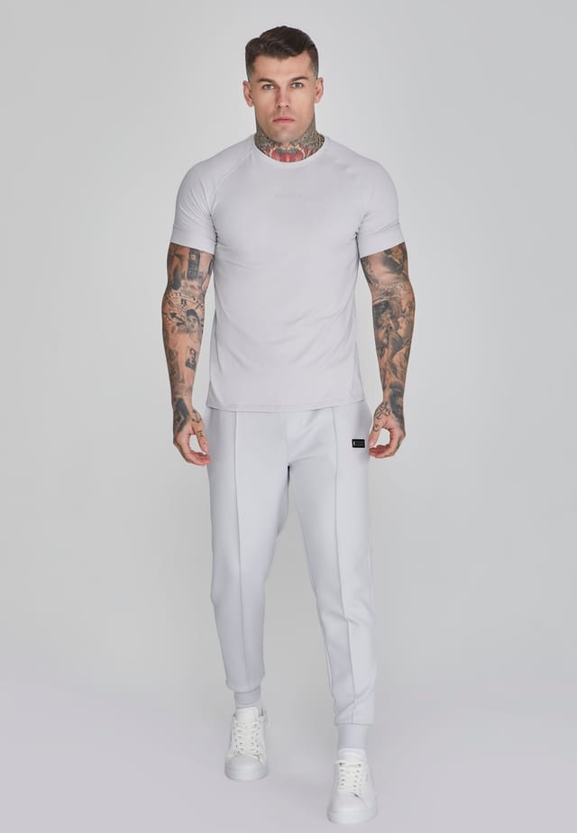 SikSilk SikSilk Men's Smart Joggers in Light Grey - 2
