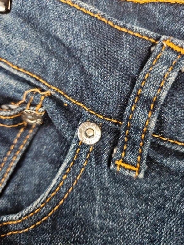 River Island River Island Slim Jeans Blue Denim Stretch 32R Faded