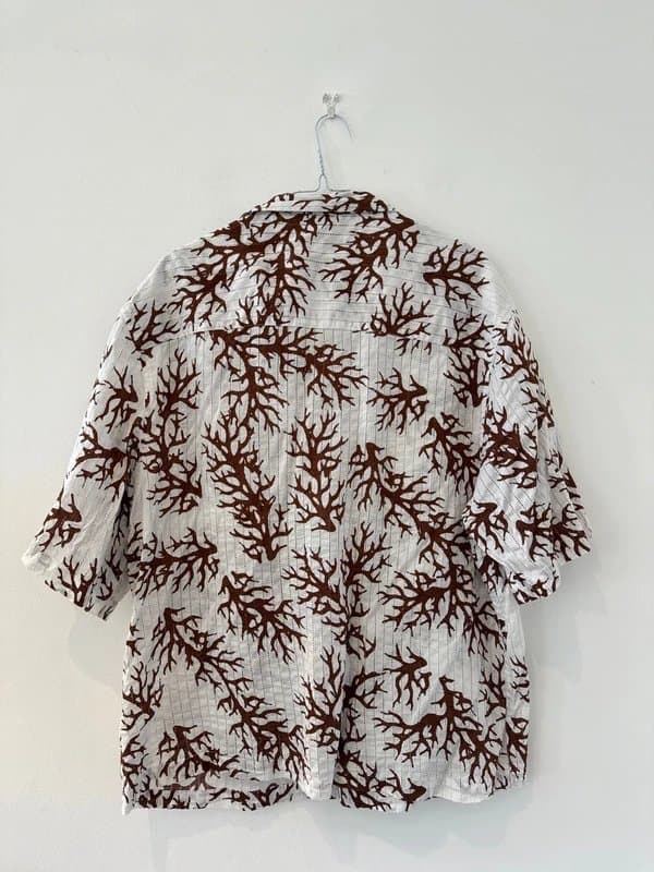 ASOS ASOS coral print shirt