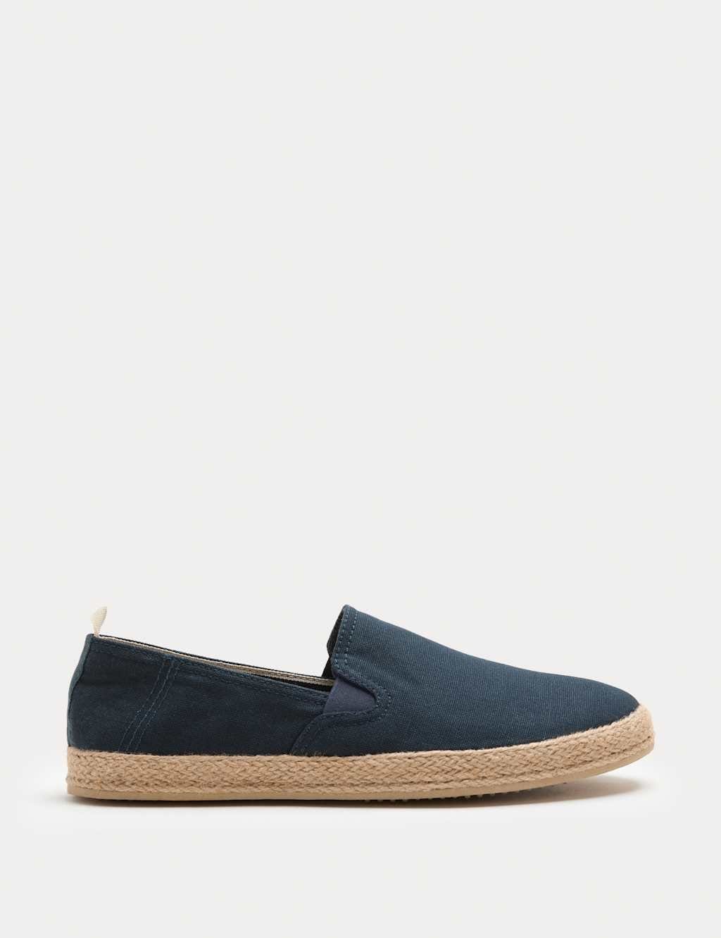 Marks & Spencer M&S Canvas Espadrilles Navy - 1