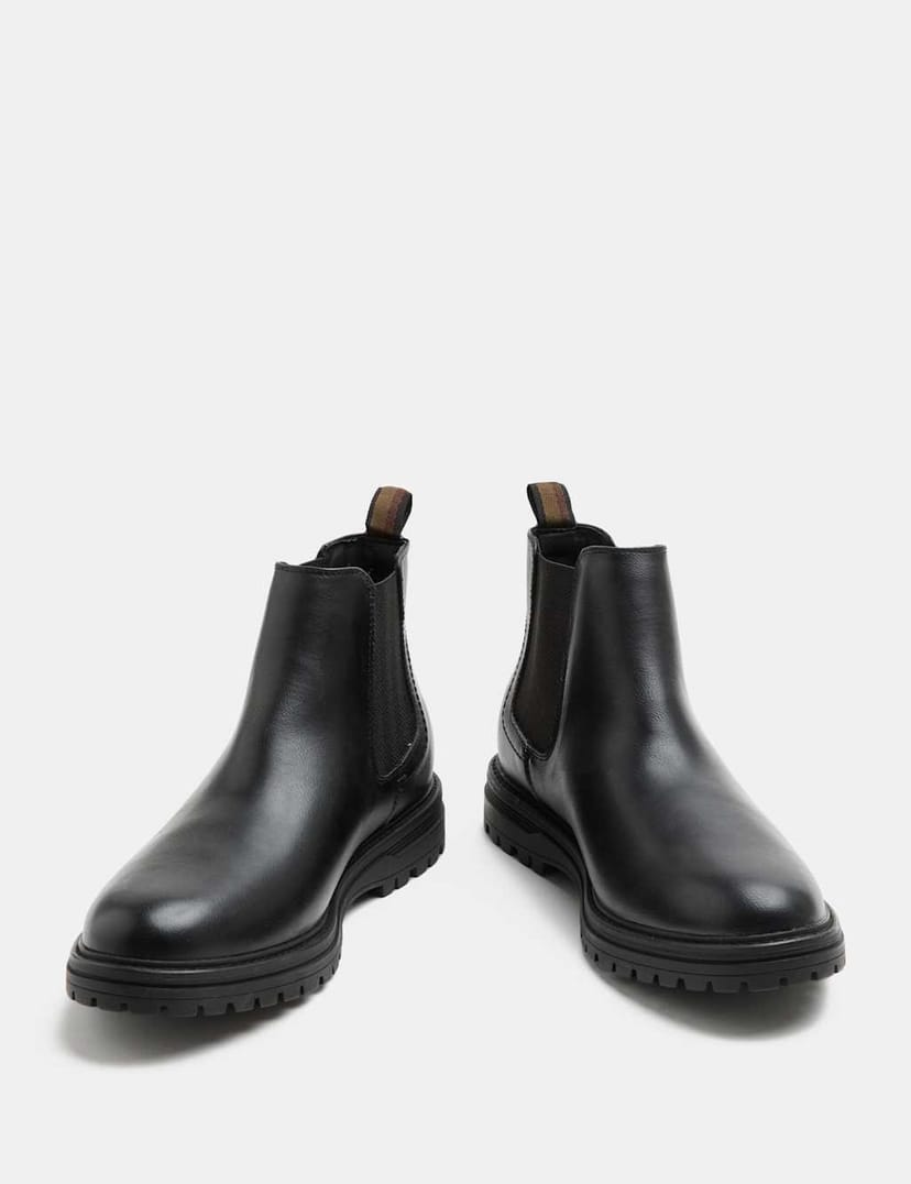 Marks & Spencer M&S Cleated Chelsea Boots Black - 1