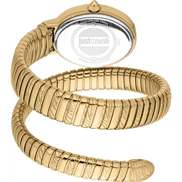 Just Cavalli Just Cavalli Women's JC1L353M0035 Signature Snake 22mm Quartz Watch in Gold - 2
