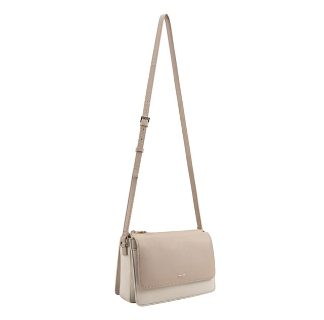 Paul Costelloe Paul Costelloe Women's Emmeline Leather Purse in Light Beige - 3