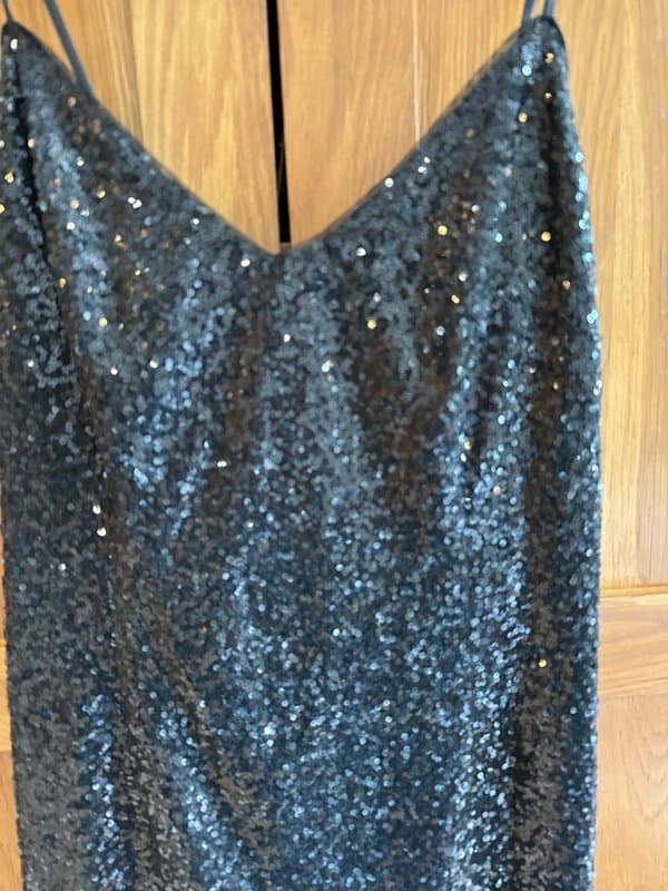 New Look Black sequin short dress