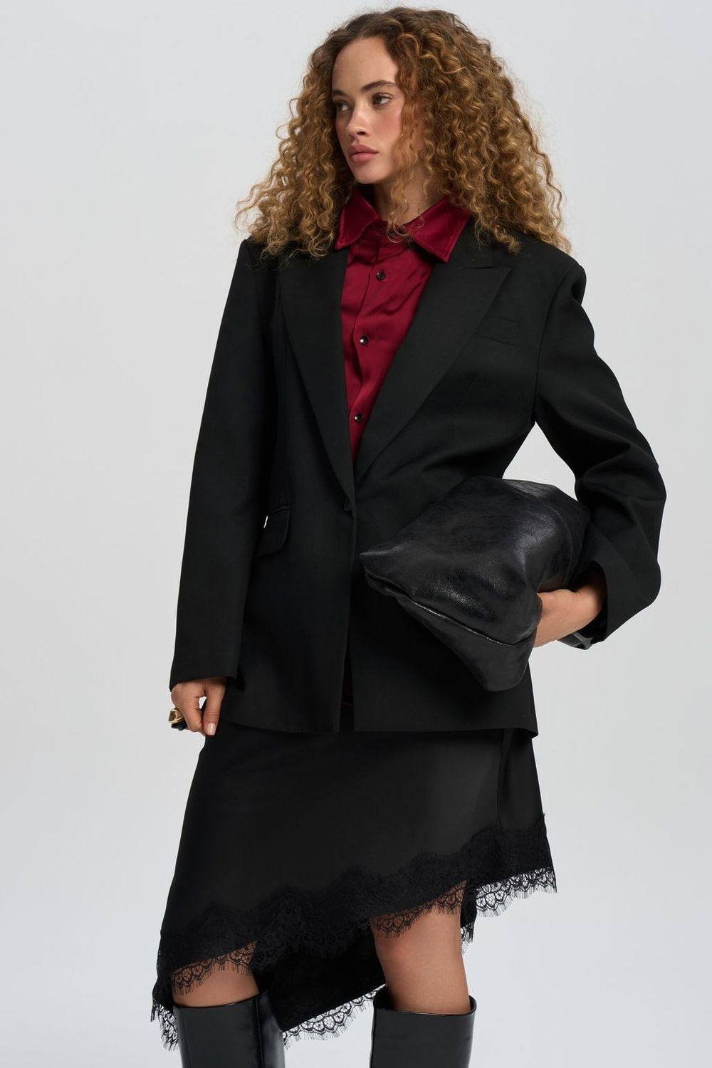 MAI STUDIOS CO. MAI STUDIOS CO. Women's Catroux Blazer in Black - 1