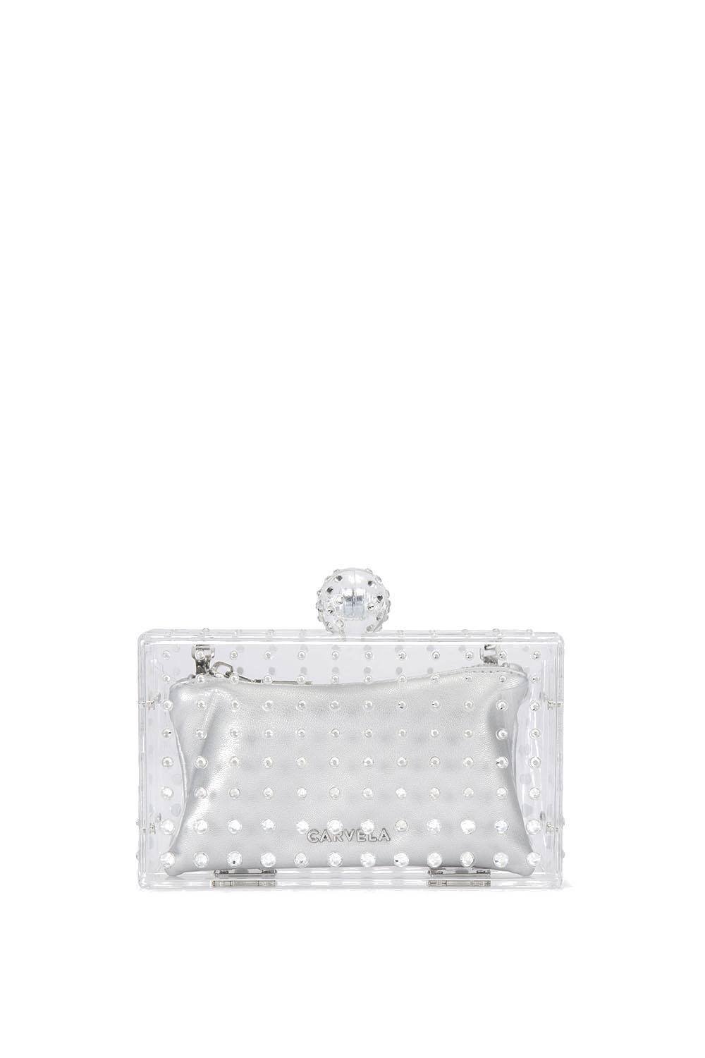 Carvela Carvela Women's 'Cristallo Clutch' Bag in Silver - 2