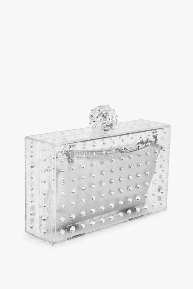 Carvela Carvela Women's 'Cristallo Clutch' Bag in Silver - 3