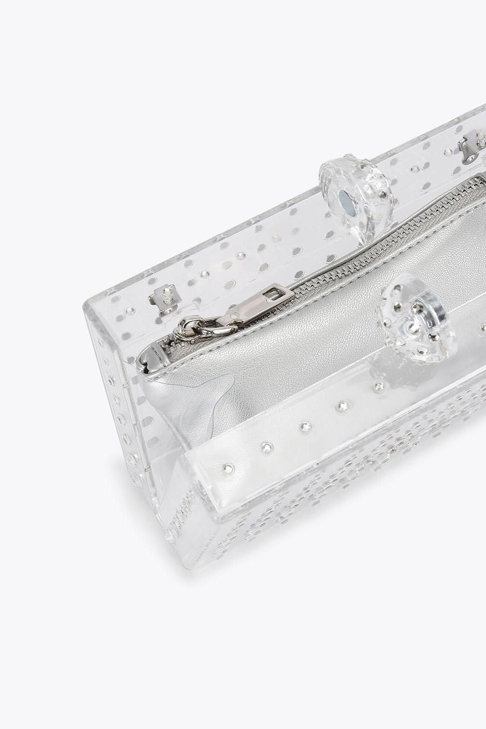 Carvela Carvela Women's 'Cristallo Clutch' Bag in Silver - 4