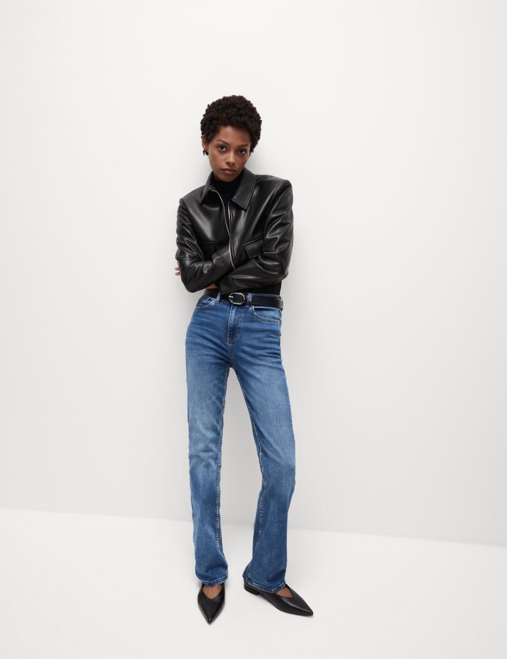 Marks & Spencer M&S Eva Bootcut Jeans Light Indigo