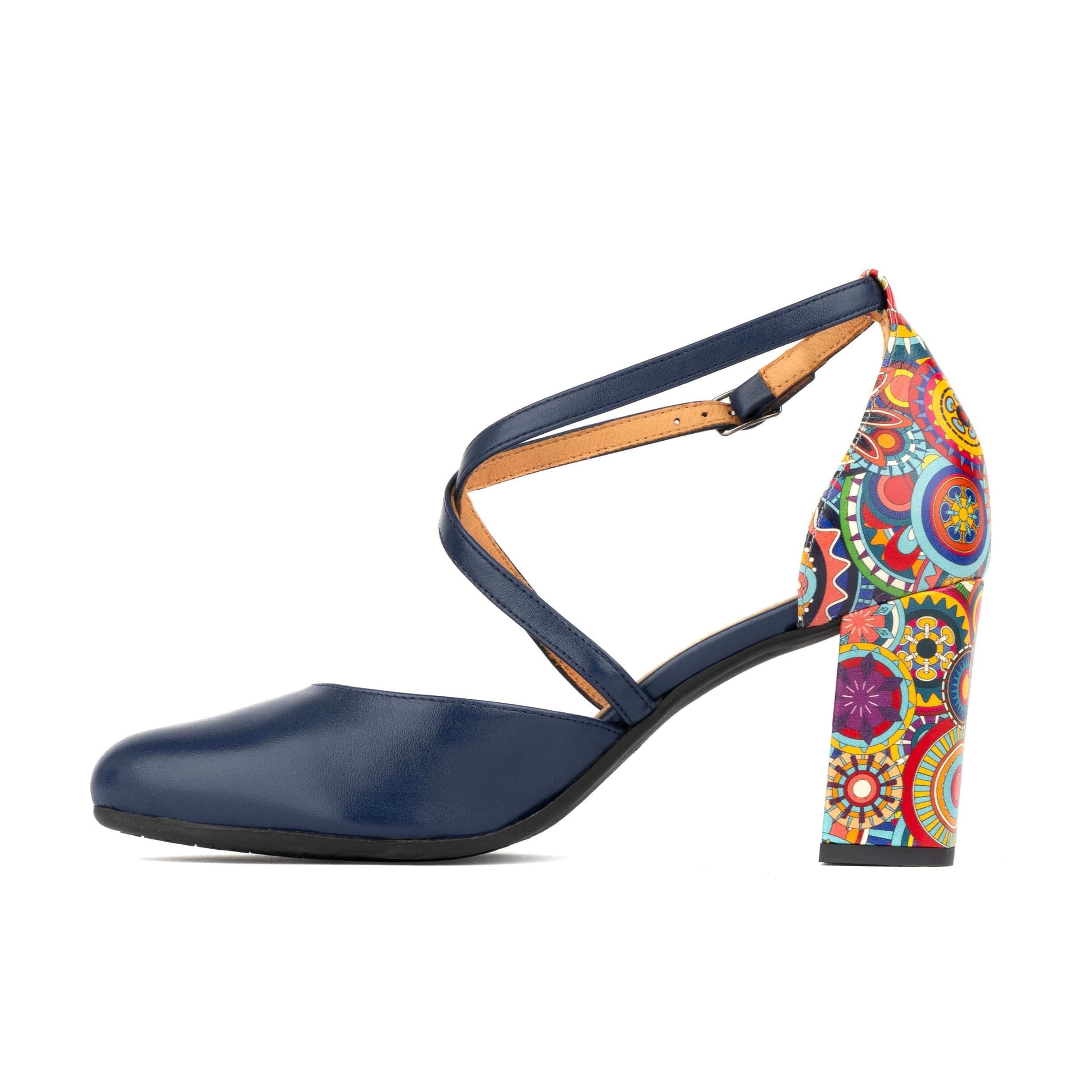 Embassy London Embassy London Women's Kylie - Navy & Signature Print - 4