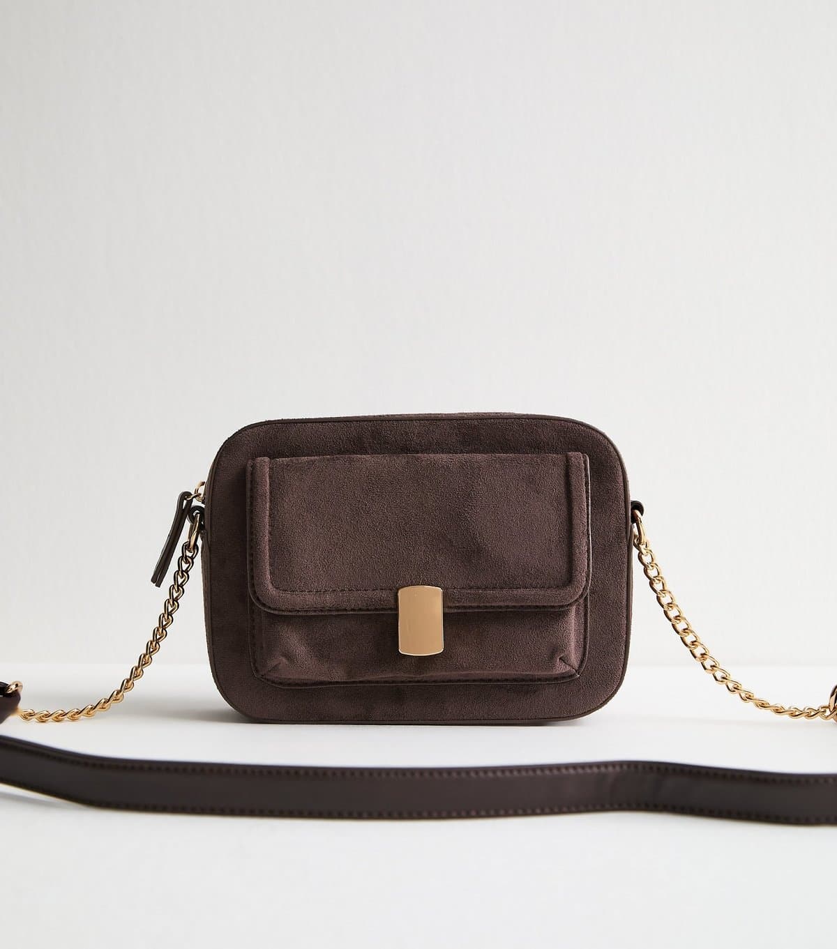 New Look New Look Chocolate Brown Cross Body Bag Vegan