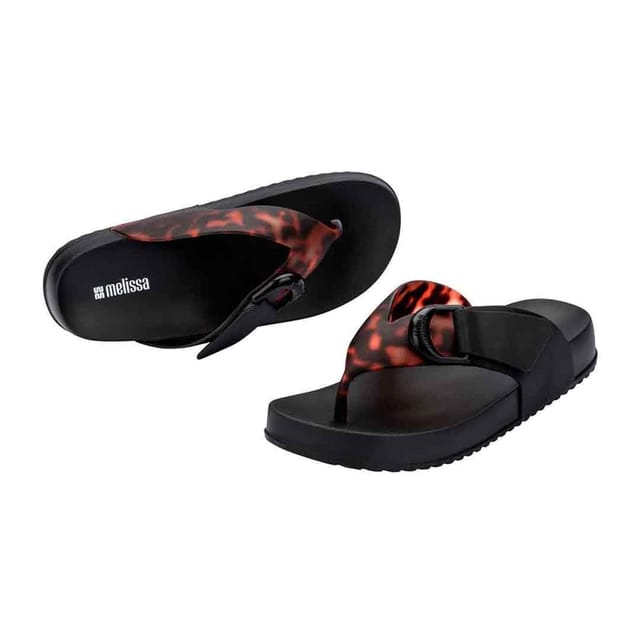Melissa Shoes Melissa Shoes Women's Cozy Thong Sandals in Black - 3