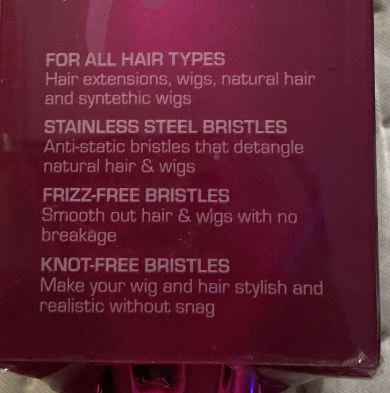 RED New RED Chrome Edge Brush & Wig Brush Set