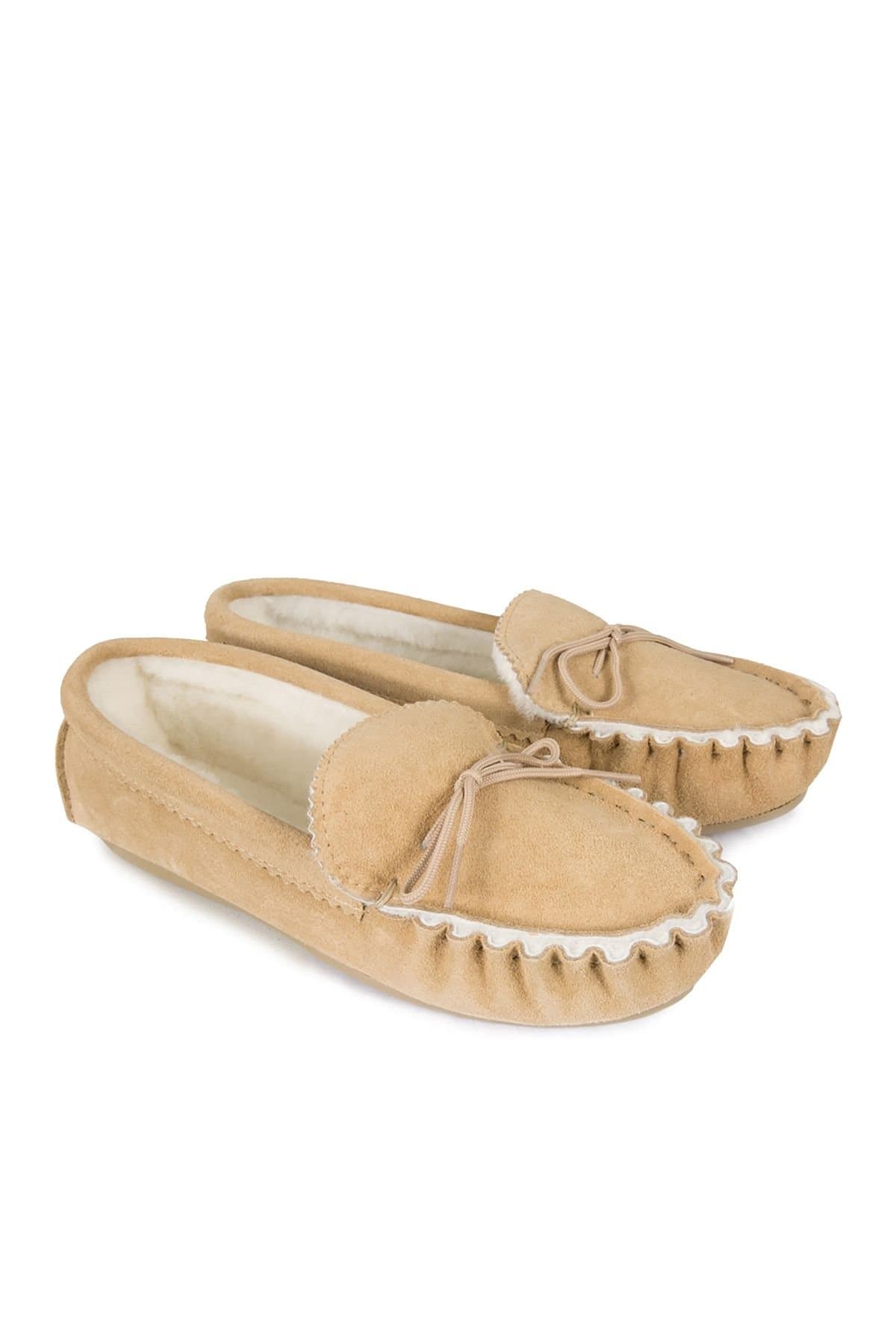 Celtic & Co Celtic & Co Women's Loafer Moccasin Slippers in Fawn