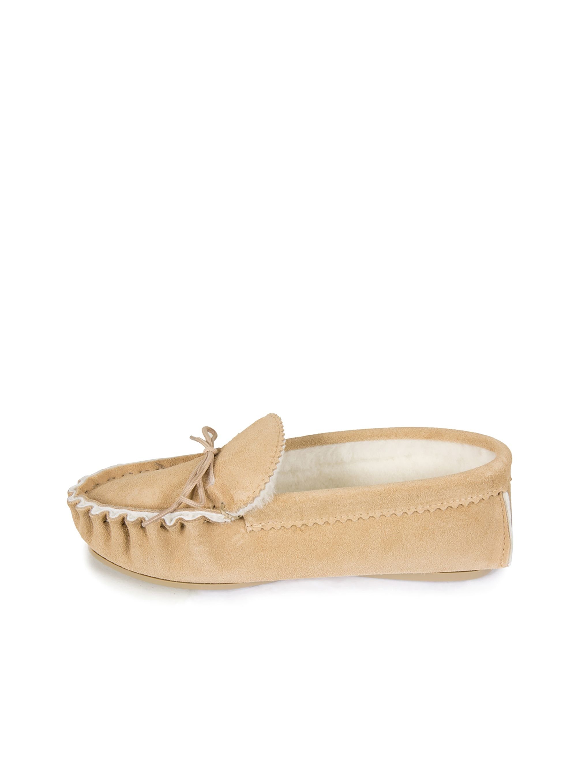Celtic & Co Celtic & Co Women's Loafer Moccasin Slippers in Fawn - 2