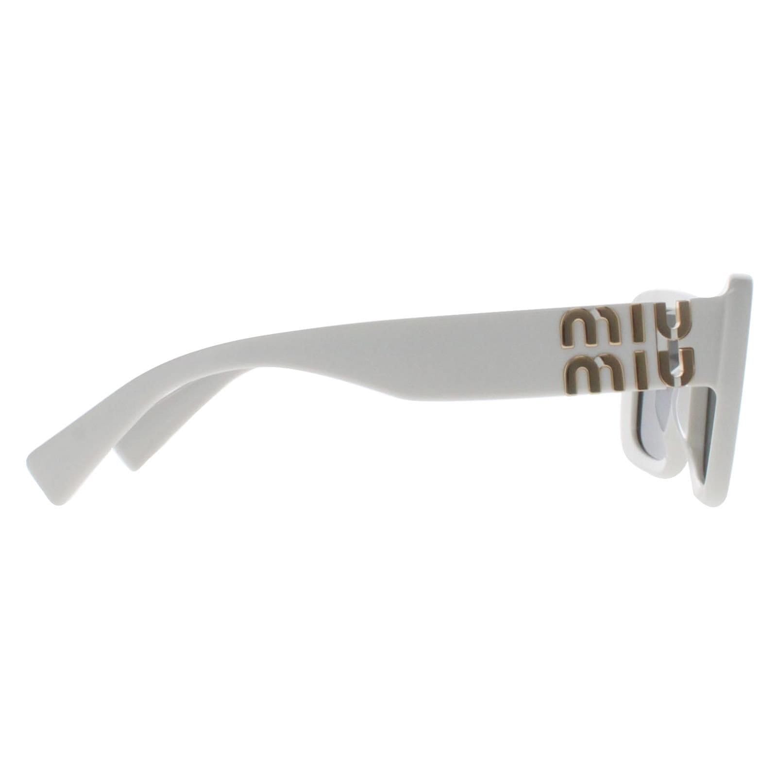 Miu Miu Miu Miu Women's Rectangle White Dark Grey MU07YS - 4