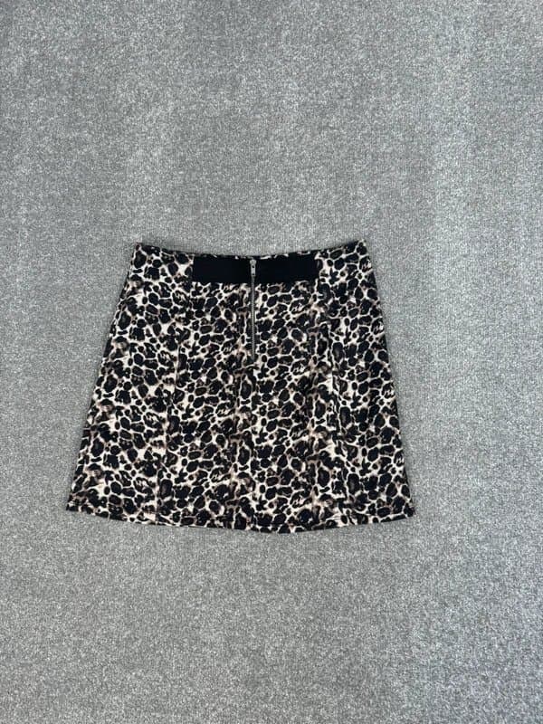 Miss Selfridge Miss Selfridge Leopard Print Mini Bodycon Skirt, 6, RRP: £30