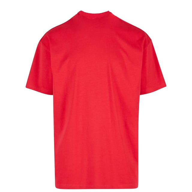 New Morning Studios New Morning Studios Men's Jersey Cotton Oversized T-Shirt in Scarlet - 2