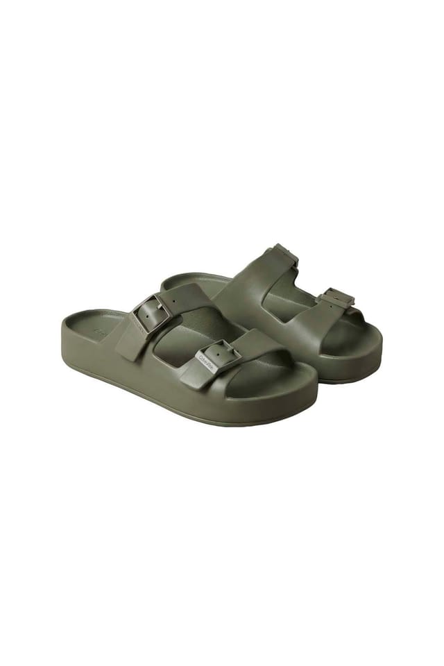 Calvin Klein Calvin Klein Men's Ergon Eva Double Bar Sandal Deep Lichen Green - 2