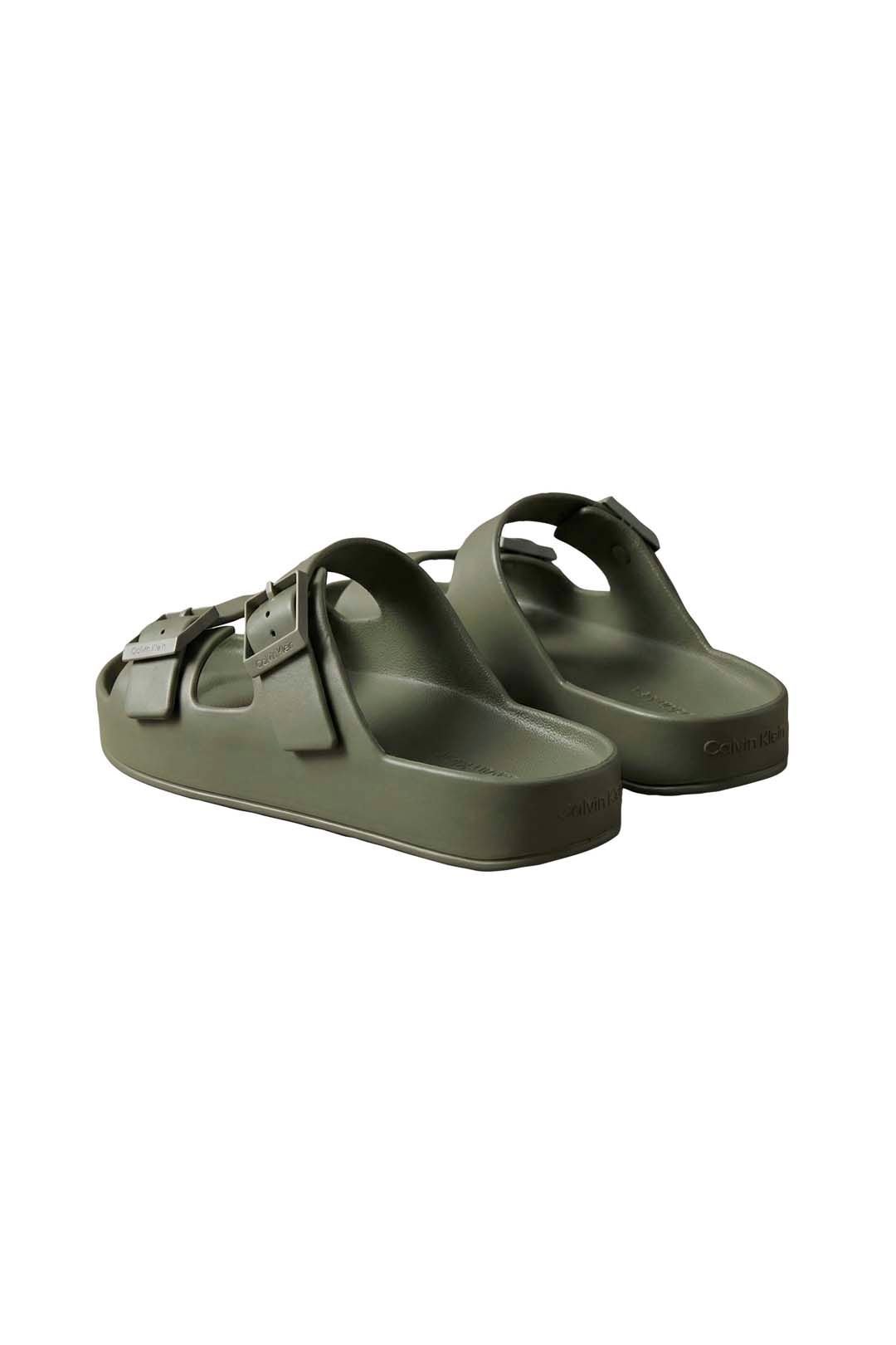 Calvin Klein Calvin Klein Men's Ergon Eva Double Bar Sandal Deep Lichen Green - 4