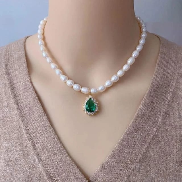 Angel Barocco Angel Barocco Women's Freshwater Choker Pearl Necklace - 2