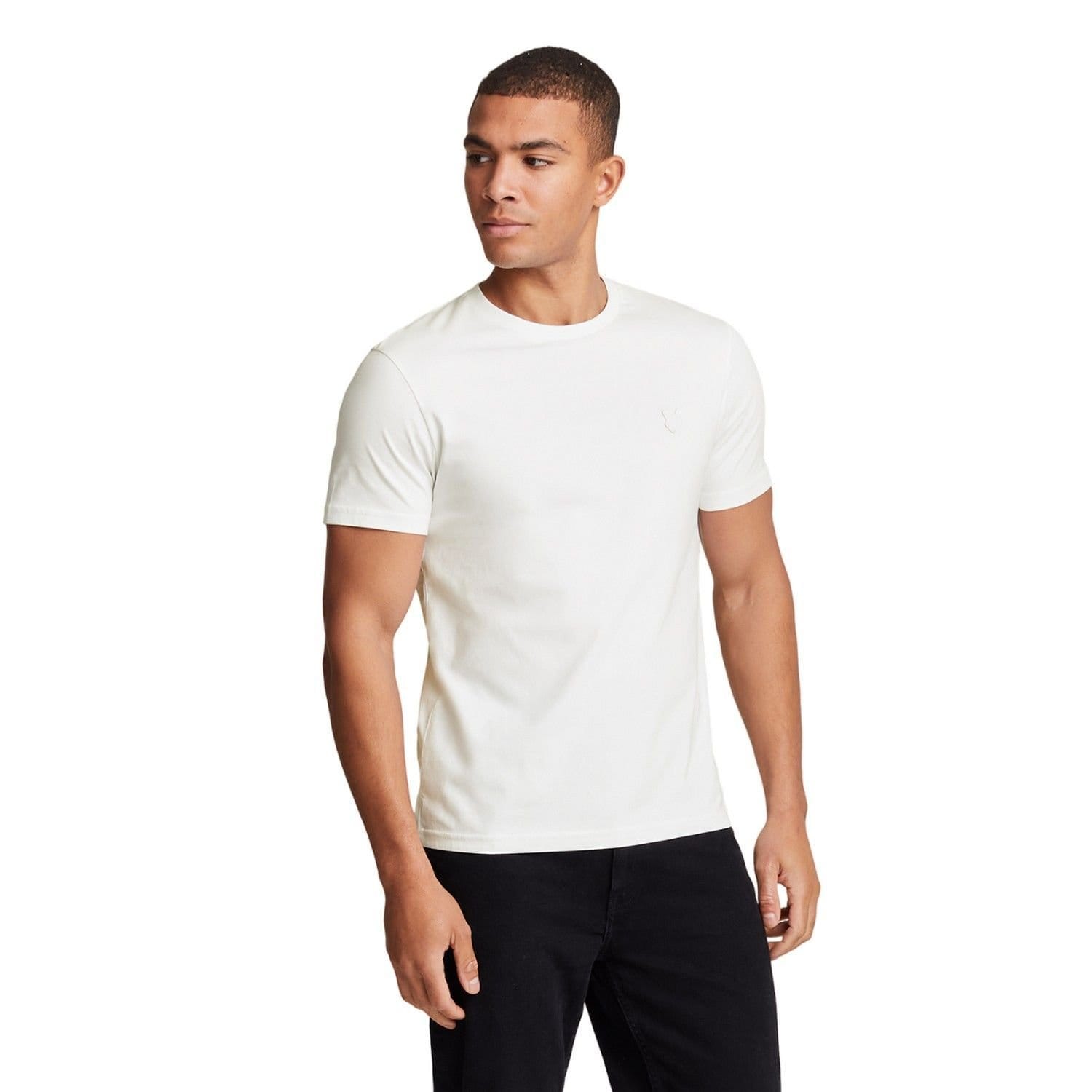 Lyle & Scott Men's Plain T-Shirt XS in White