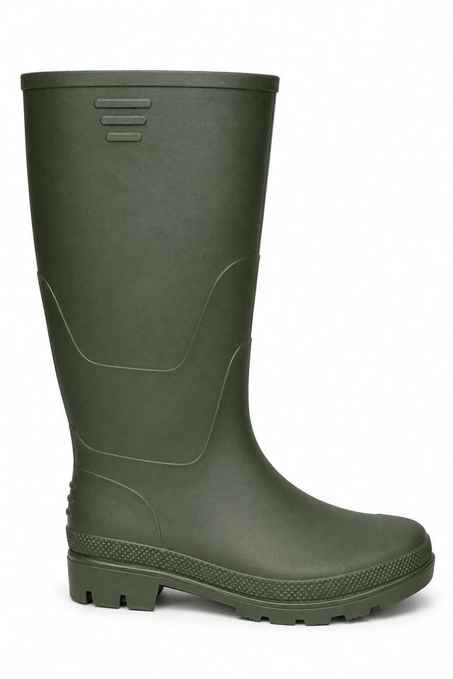 Spot On Spot On Men's Mens Waterproof Wellington Boots Durable Outdoor Rain Boots in Dark Green - 2